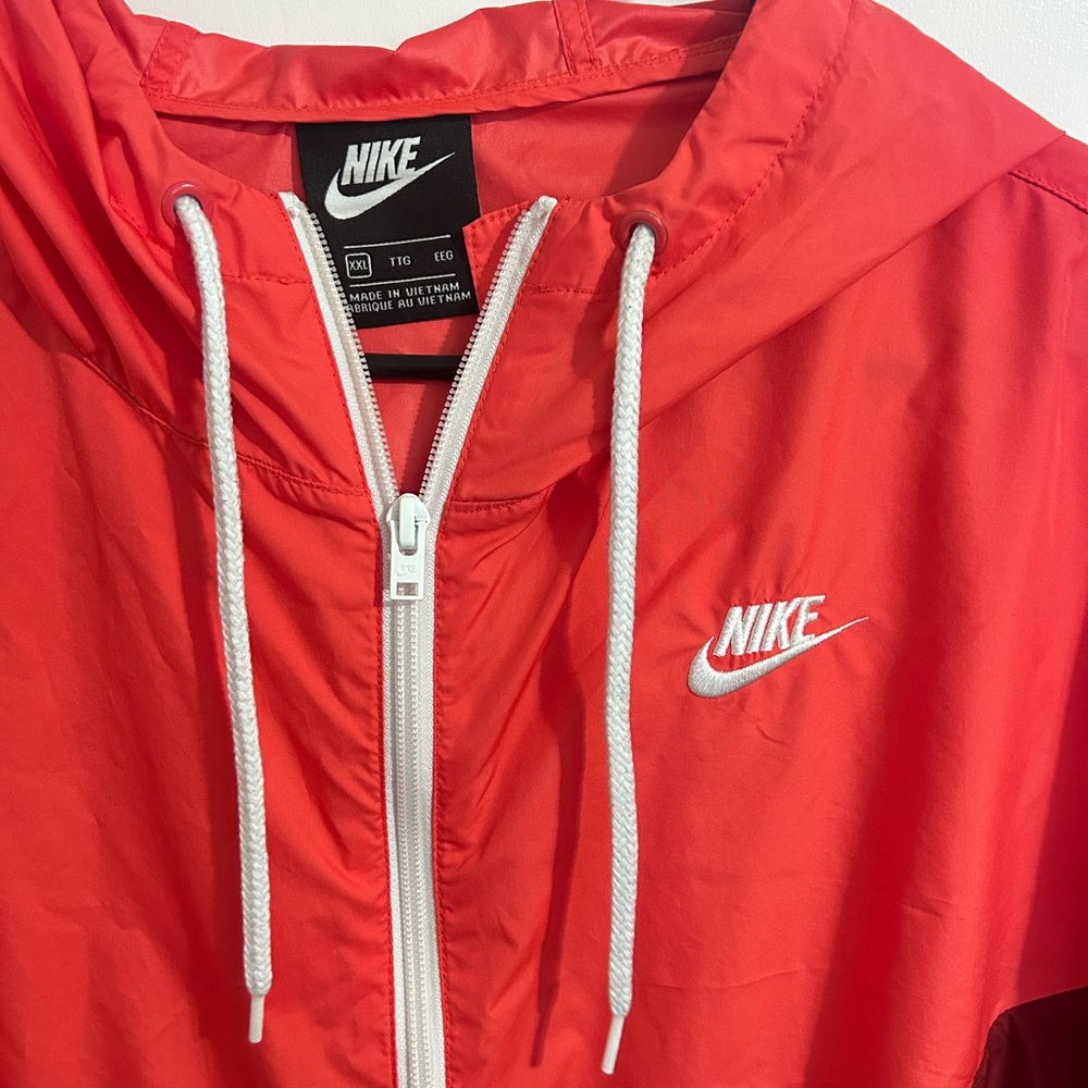 Nike Women's Two-Tone Bomber Jacket - Pink and Burgundy - Picture 2 of 3